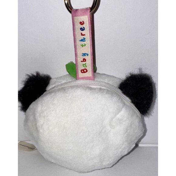 Rare Baby Three Storage Pouch Bamboo Leaf Panda Pacifier Pouch Bag - Picture 3 of 4